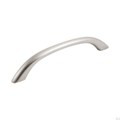 Samba 128 möbelhandtag, borstad silver