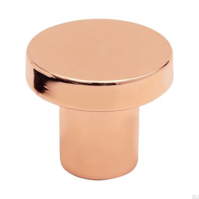 Möbelknopp 2078 Metallpolerad koppar