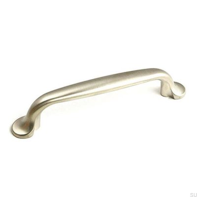 Avlångt möbelhandtag 7032 96 Borstad nickel
