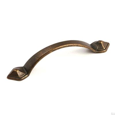 Avlångt möbelhandtag 6598 Antik brons