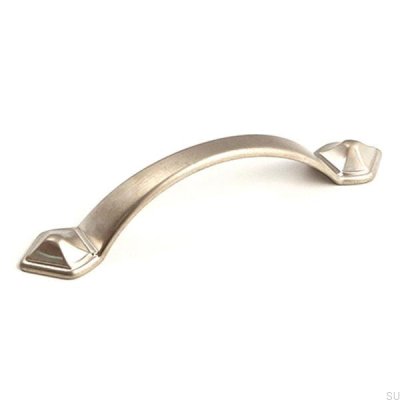 Långt möbelhandtag 6598 Borstad nickel