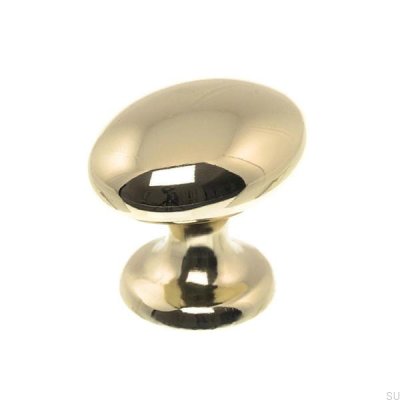 Möbelknopp 4010 Polerat guld, Lackat