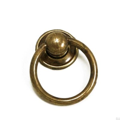 Runt möbelhandtag 5210 36 Antik brons