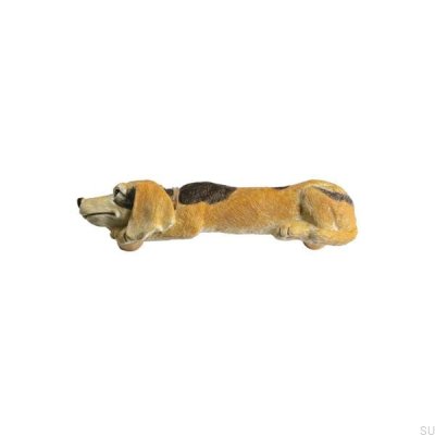 Hund Pies 64 Polyresin avlångt möbelhandtag