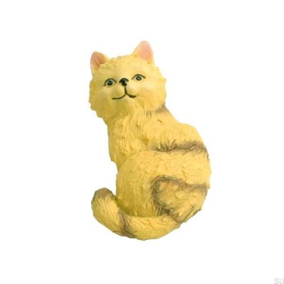 Katt Kot Möbelknopp i polyresin