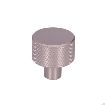 Möbelknopp 2464 24 Borstad nickel