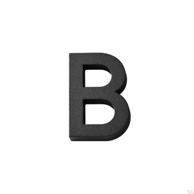 Modern husnumrering Liten bokstav B aluminium