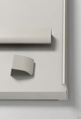 Edge Straight 100 Aluminium Beige Möbelhandtag