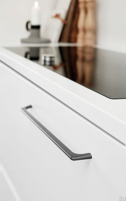 Vista 160 avlångt möbelhandtag Metall Antracit Borstad