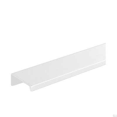 Slim 4025 96 Möbelhandtag med vit kant i metall