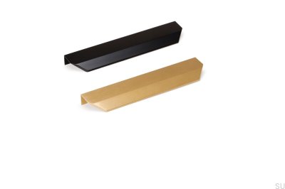 Vann 100 Aluminium Black Edge Möbelhandtag
