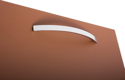Möbelhandtag på längden Arch 192 Polerad krom