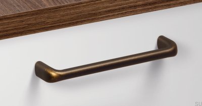 Redo 128 Antik brons avlångt möbelhandtag