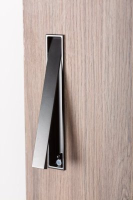 Infällt möbelhandtag Clos 128 Metallsvart