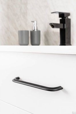 Möbelhandtag på längden Asi 192 Svart aluminium