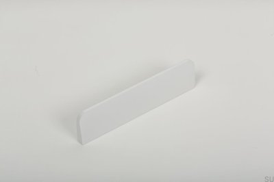 Peak 64 avlångt möbelhandtag, aluminium, vit