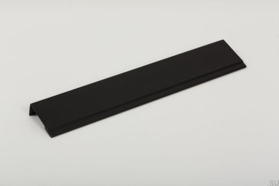 Möbelkanthandtag Stratt 192 Svart aluminium