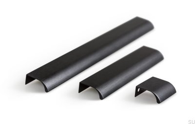 Ona 32 Edge Möbelhandtag Aluminium Svartanodiserad