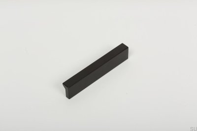 Möbelhandtag Vinkel 100. Svart aluminium