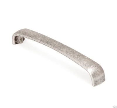 Avlångt möbelhandtag Orion 128 Antik silver