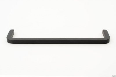 Möbelhandtag gänga 128. Aluminium svart