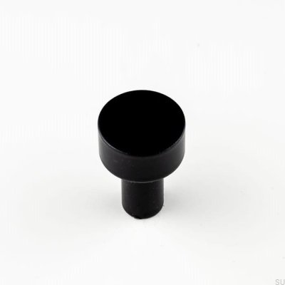 Luciola 20 Aluminium Svart möbelknopp