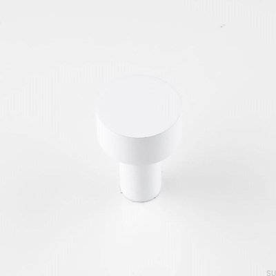 Luciola 20 Aluminium Vit möbelknopp