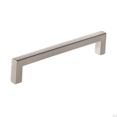 Avlångt möbelhandtag 0143 128 Care Silver Lackad (inox look)