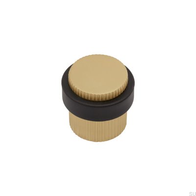 Sidfot Helix Stripe Gyllene golvdörrstoppare