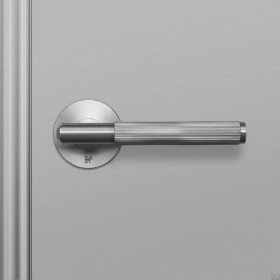 Linjärt 38 Stål Silver Dörrhandtag