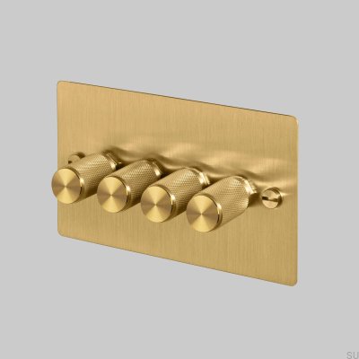 Cross 4G 120W LED-dimmer Mässing Brittisk Standard