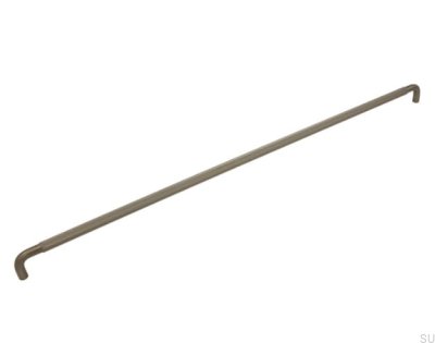 Avlångt möbelhandtag Helix 608 Borstad Silver