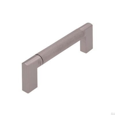 Avlångt möbelhandtag 2457 96 Silver Borstad