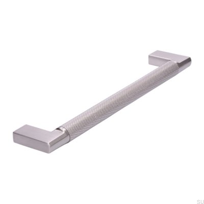 Avlångt möbelhandtag 2457 160 Silver Borstad