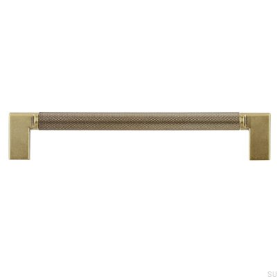 Avlångt möbelhandtag 2457 160 Antik Guld