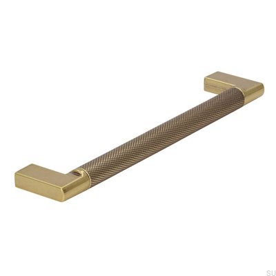 Avlångt möbelhandtag 2457 160 Antik Guld