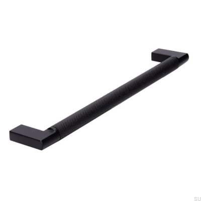 Avlångt möbelhandtag 2457 192 Metall Svart Mat