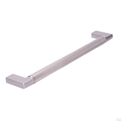 Avlångt möbelhandtag 2457 192 Silver Borstad