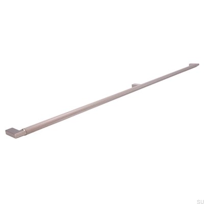 Avlångt möbelhandtag 2457 750 Silver Borstad