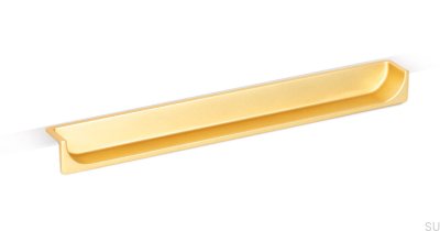 Göm 180 infällt möbelhandtag Gold Brushed