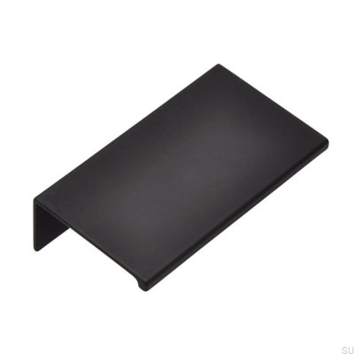Möbelkanthandtag 2446 48 Metall Svart Mat