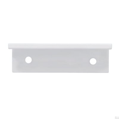 Möbelkanthandtag 2446 48 Metall Vit