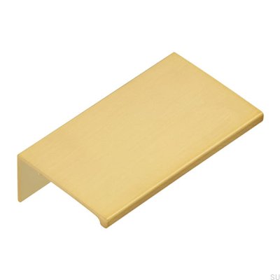 Möbelkanthandtag 2446 48 Guld Borstad