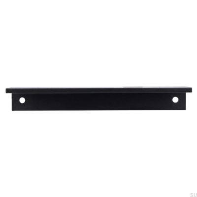 Möbelkanthandtag 2446 128 Metall Svart Mat