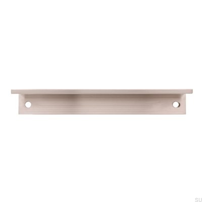 Kantmöbelhandtag 2446 128 Borstad Nickel