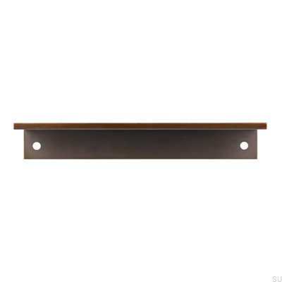 Möbelkanthandtag 2446 128 Antik Guld Borstad
