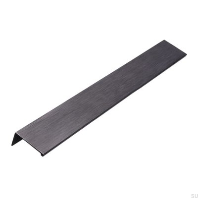 Möbelkanthandtag 2446 288 Antik Silver Borstad