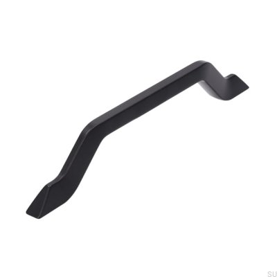 Avlångt möbelhandtag 2471 160 Metall Svart Mat