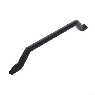 Avlångt möbelhandtag 2471 224 Metall Svart Mat