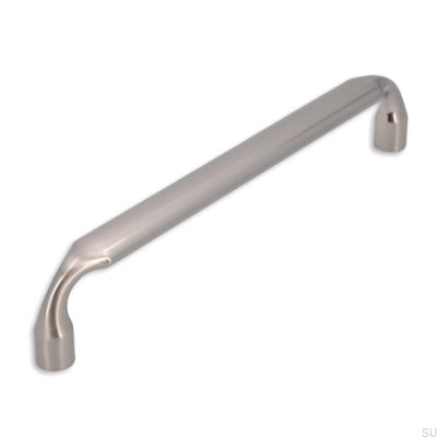 Avlångt möbelhandtag 2442 160 Borstad nickel